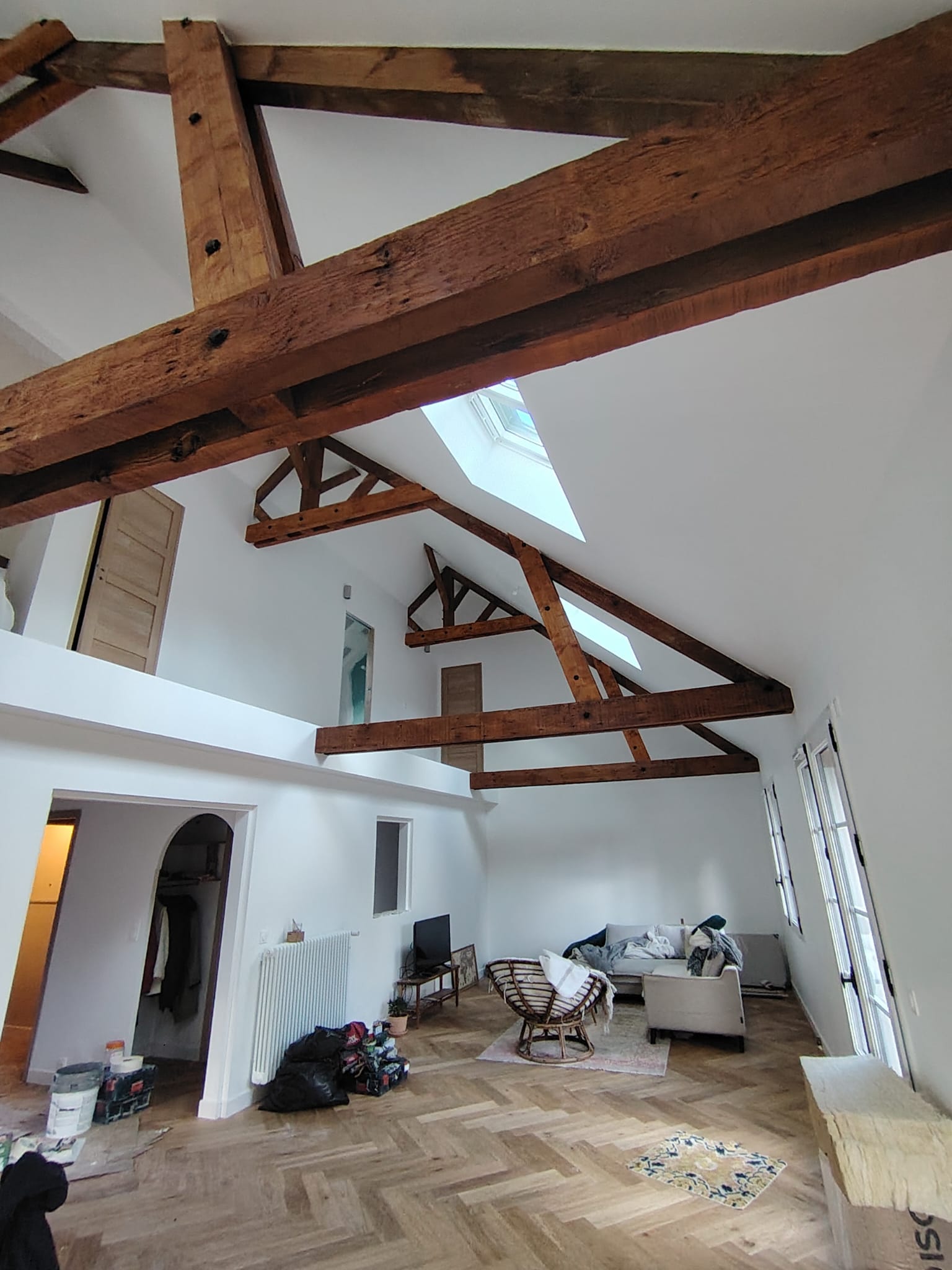 Résultat faux plafond combles aménagés